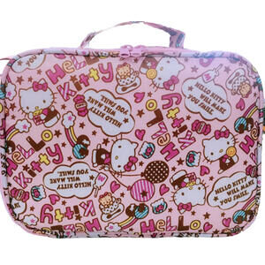 Sanrio Hello Kitty Candy Rainbow Cosmetic Toiletry Travel Bag